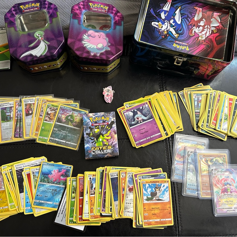 Pokemon Card Collection with Tins